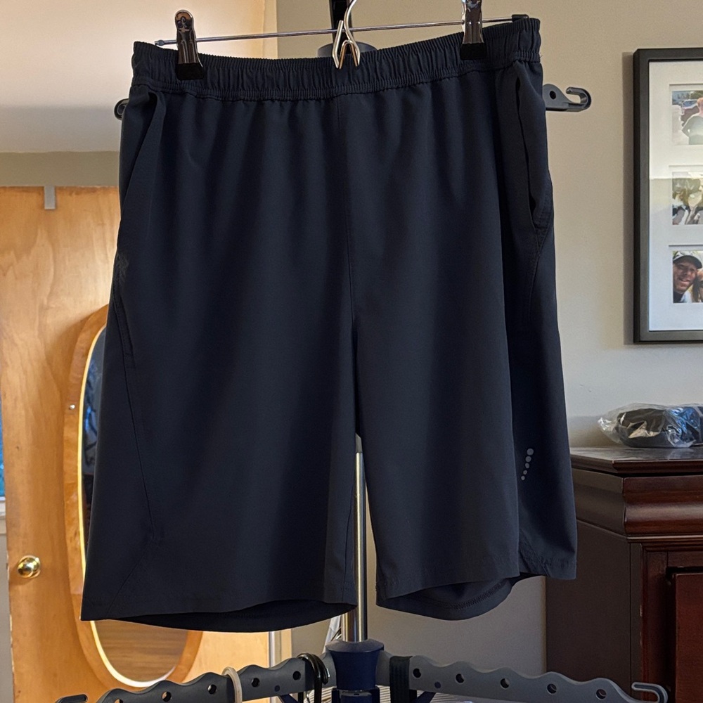 Men's Navy Blue Athletic Shorts